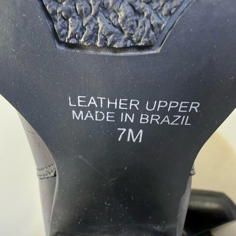 White Mountain Women's Black Leather 
